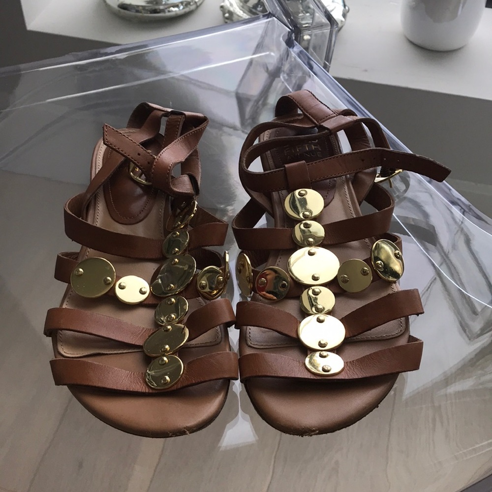 Saks Fifth Avenue Leather Sandals